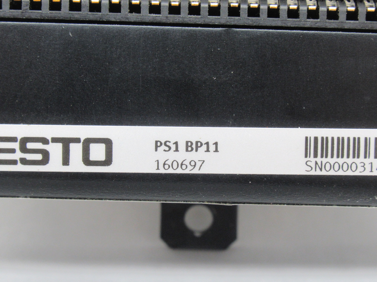 Festo 160697 PS1-BP11 3-Slot Bus Board USED