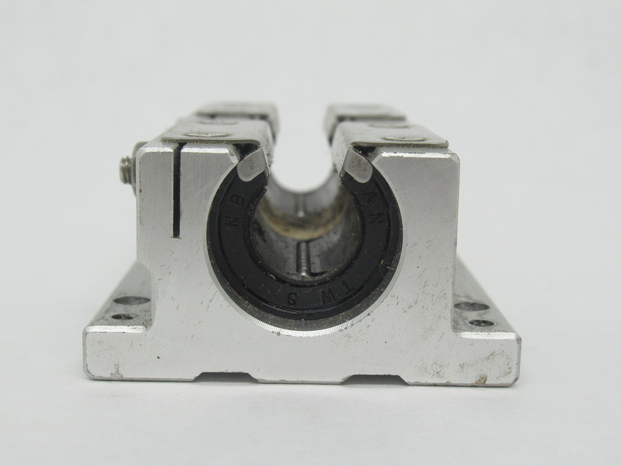 Nippon Bearing TWD8WUU Double Wide Open Block Ball Bushing 1/2" USED