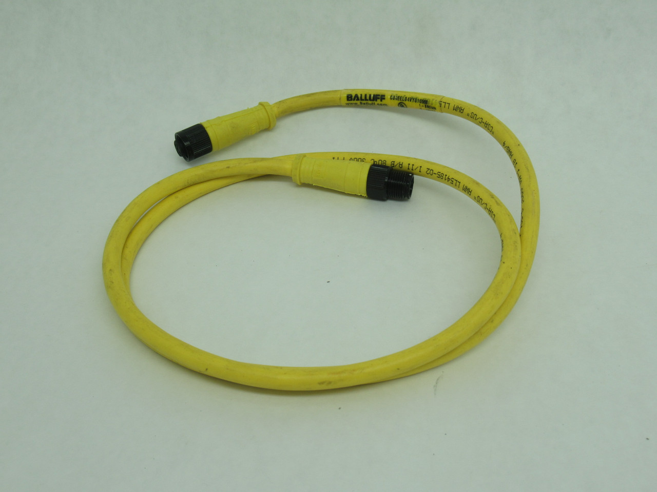 Balluff BCC01MF Double Ended Cable M12 Female-Male 300V 1m Cable USED