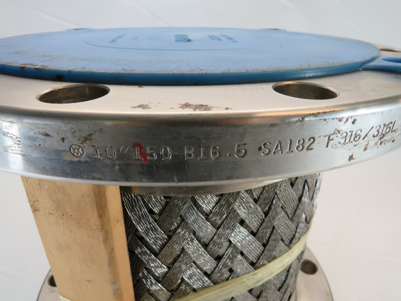 Flex-Pression M-123749 SS Flex Hose 13-3/4"L 10"ID 16"FD 12 Bolt SHELF WEAR NOP