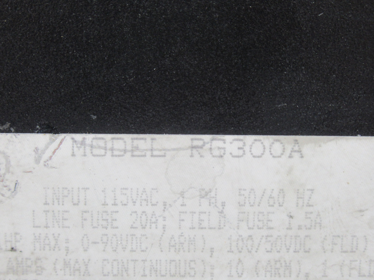 Minarik RG300A DC Motor Speed Controller 1HP 0-90VDC Arm *MODIFIED* USED