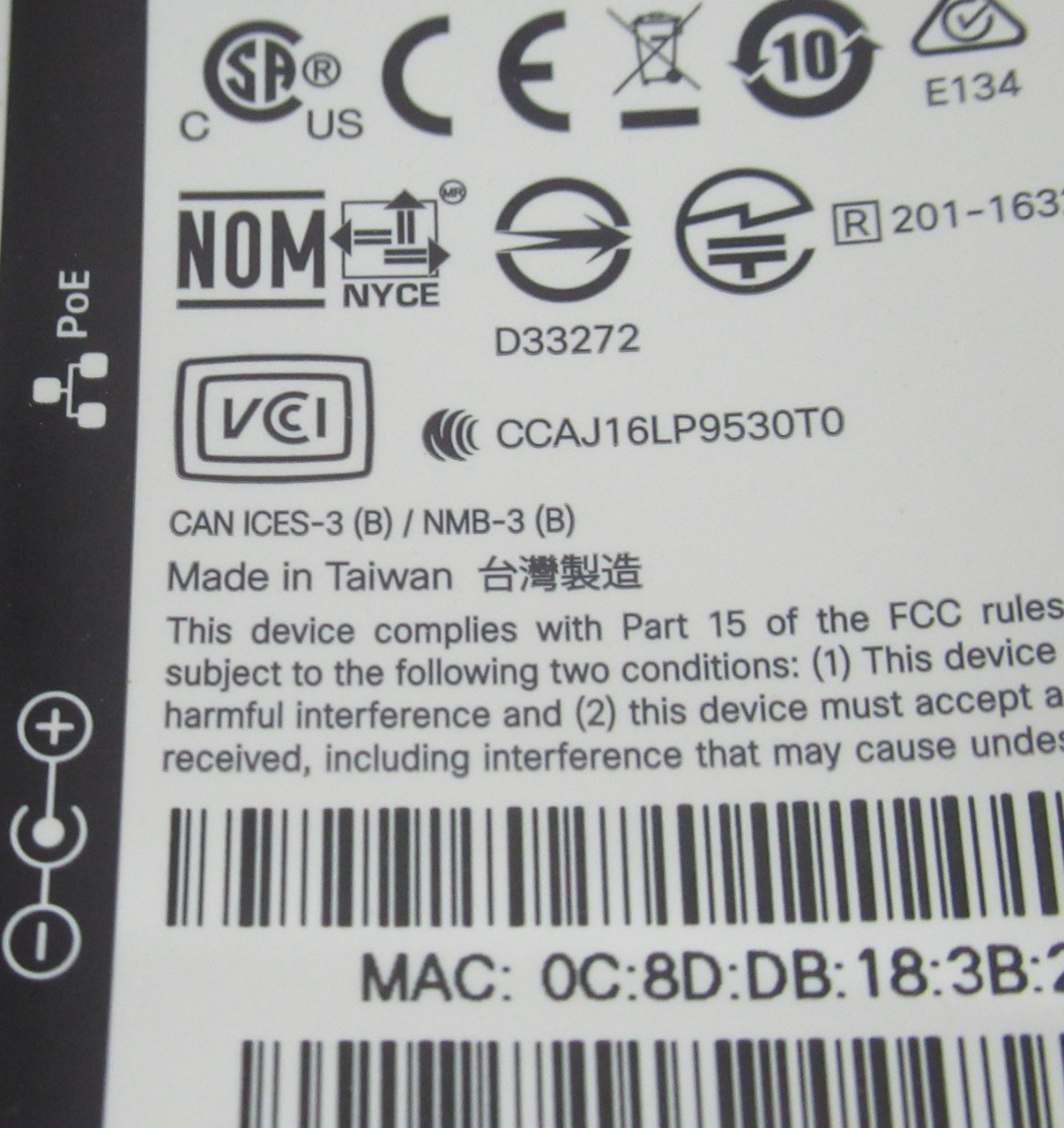 Cisco MR33-HW Meraki Dual Point Access Point 802.11ac WRITING ON BOX NEW