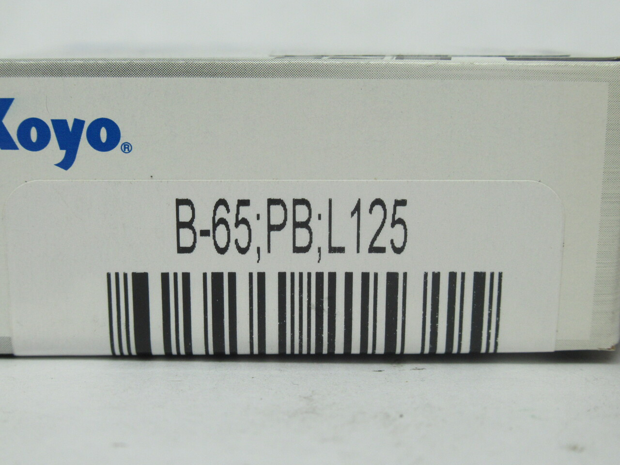 Koyo B-65-PB-L125 Needle Roller Bearing 9/16" OD 3/8" ID 5/16" W NEW