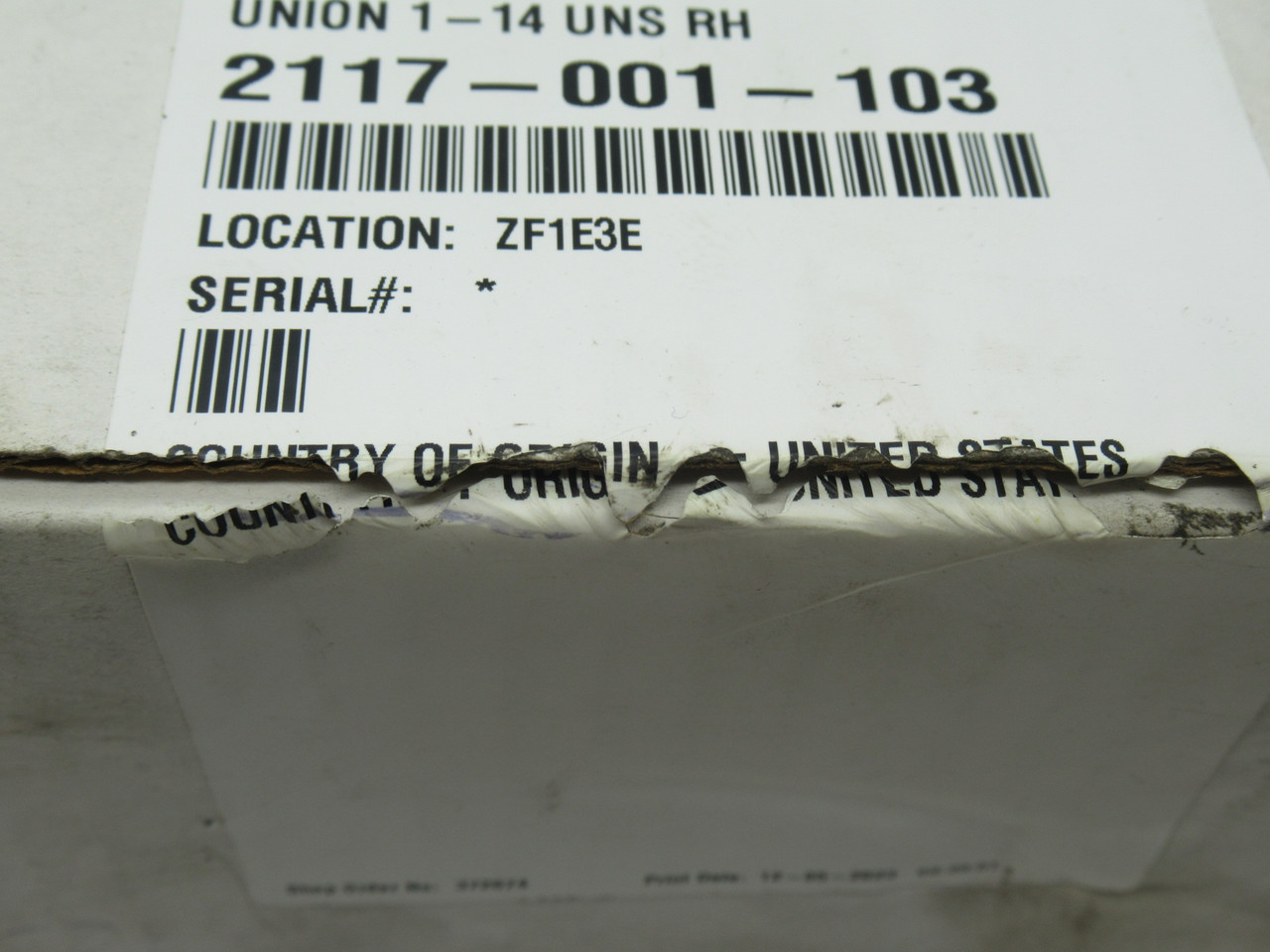 Deublin 2117-001-103 Rotating Union 1"-14 UNS RH 1/2"-14 NPT 10bar NEW