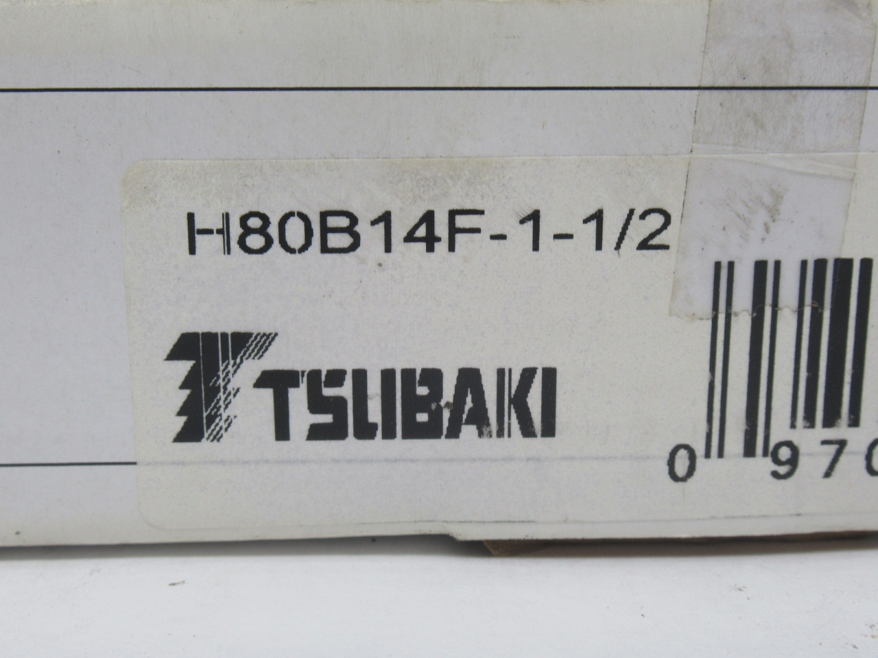Tsubaki H80B14F-1-1/2 Roller Chain Sprocket 1.5" B 14 Teeth 80 Chain SEALED NEW