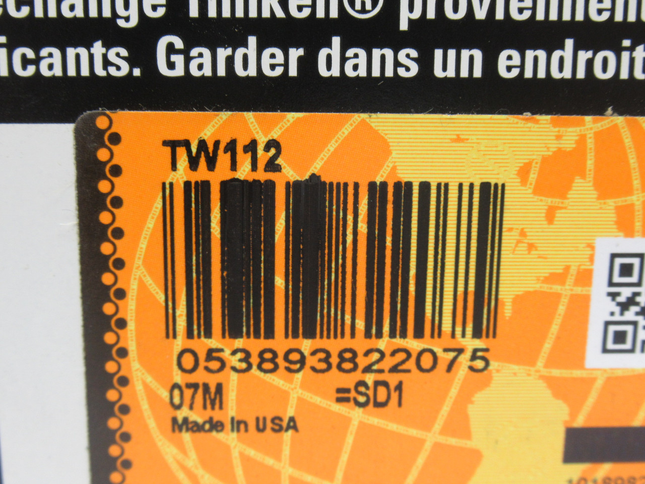 Timken TW112 Bearing Lockwasher 3.328" OD 2.844" ID 0.072" T NEW