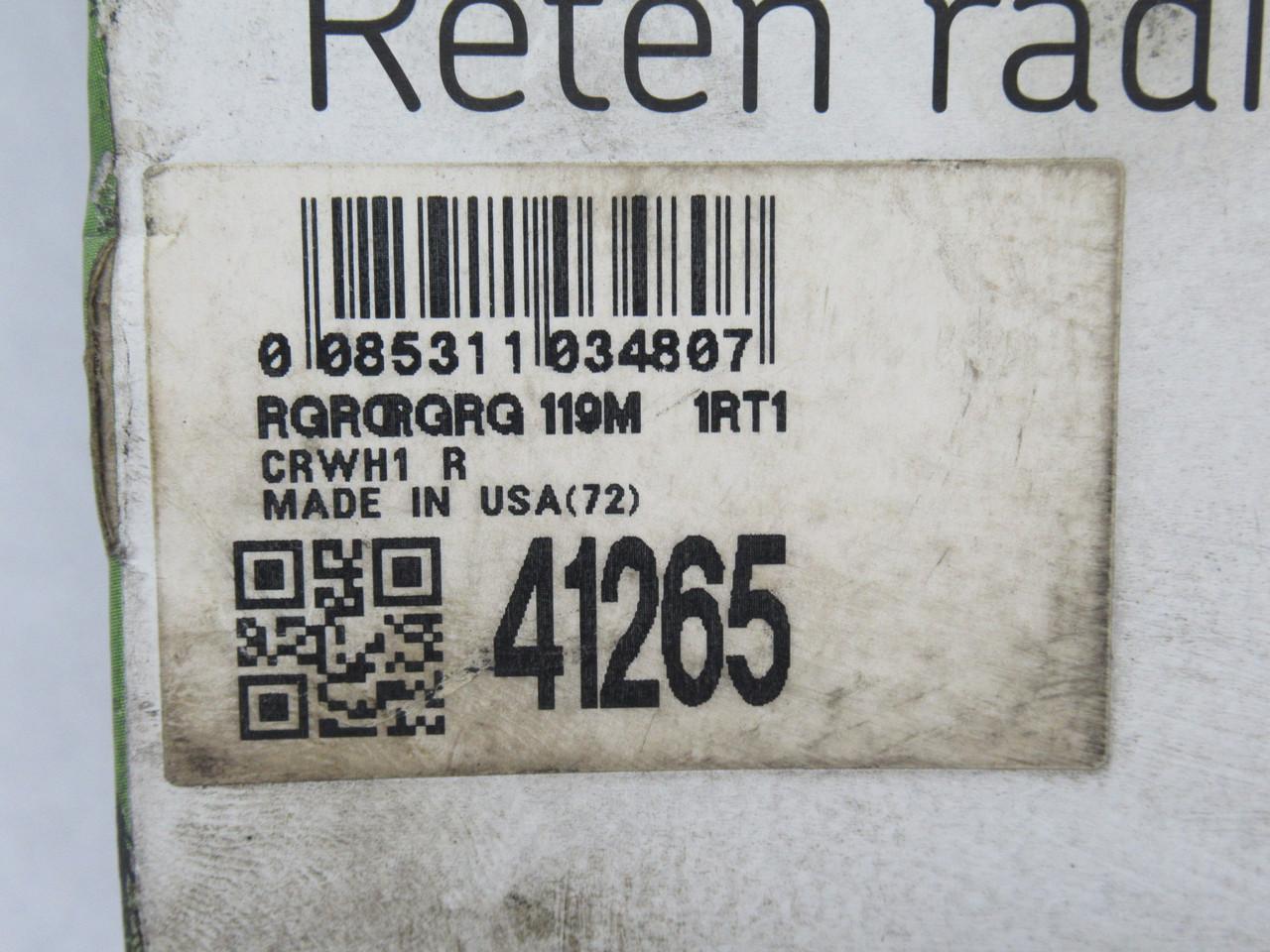 SKF 41265 Oil Seal 4.1252" x 5.5012" x 0.4382" DAMAGED BOX NEW