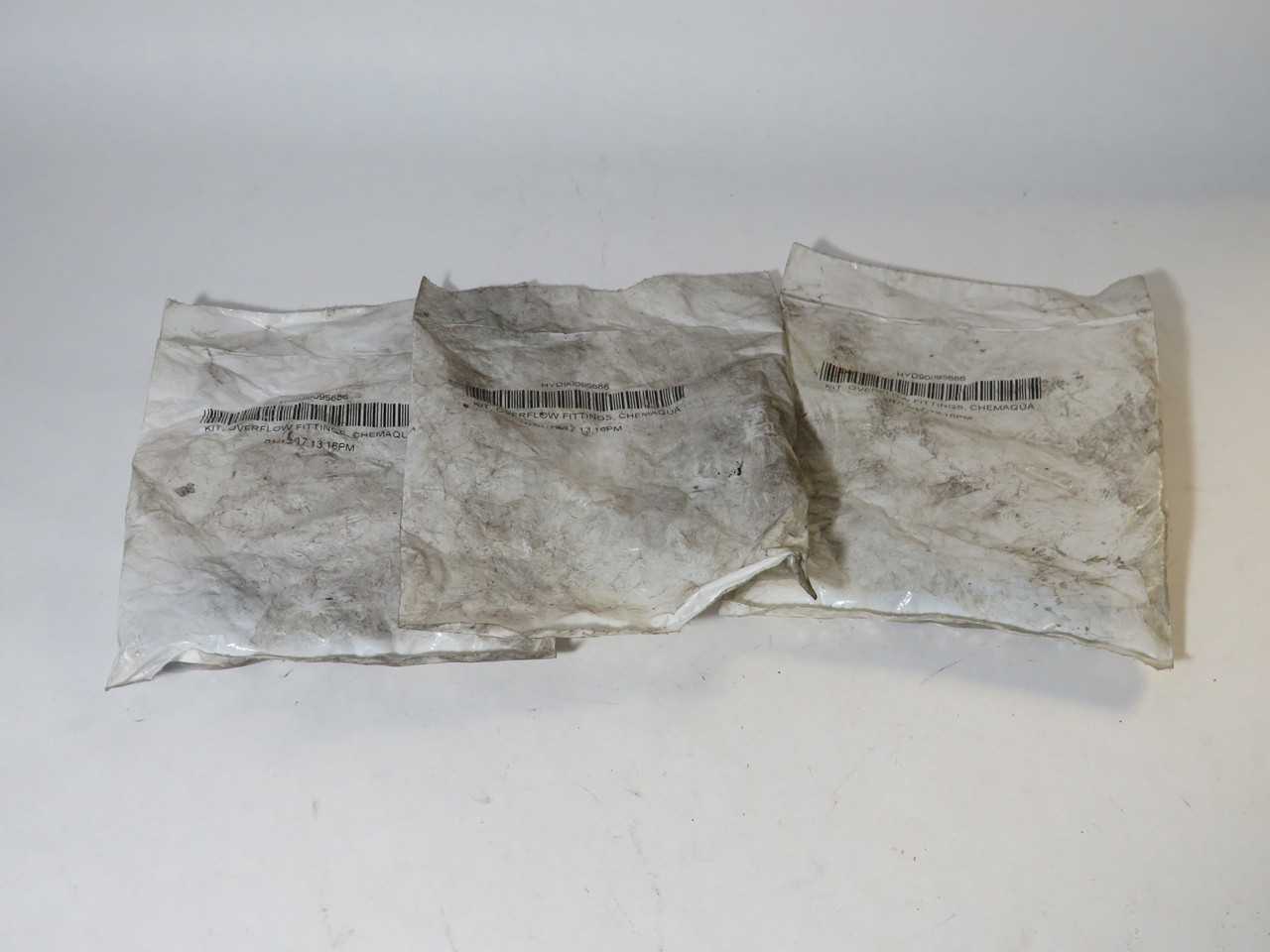 Chem-Aqua HYD90095686 Overflow Fitting Kit Lot of 3 DAMAGED BAG NWB
