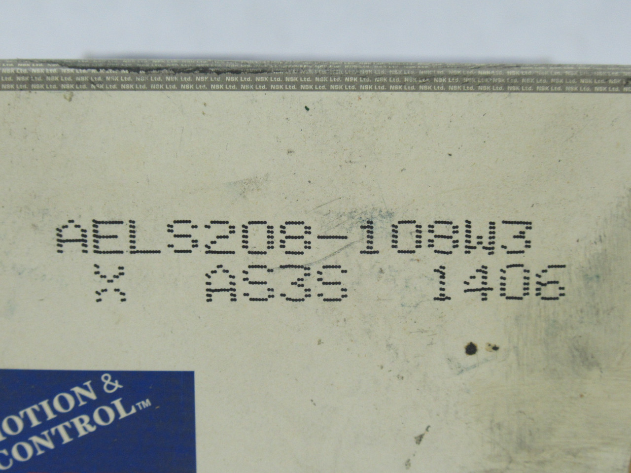 NSK AELS208-108W3 Bearing Insert w/ Locking Collar 3.15" OD 1.5" ID SEALED NEW