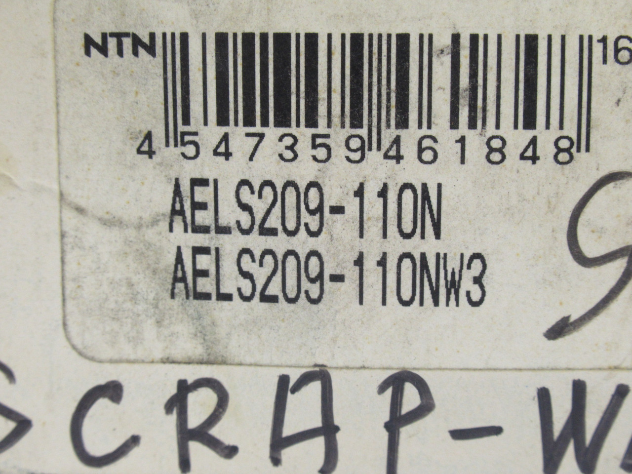 NTN AELS209-110NW3 Bearing Insert w/ Locking Collar 3.3465"OD DAMAGED BOX NEW