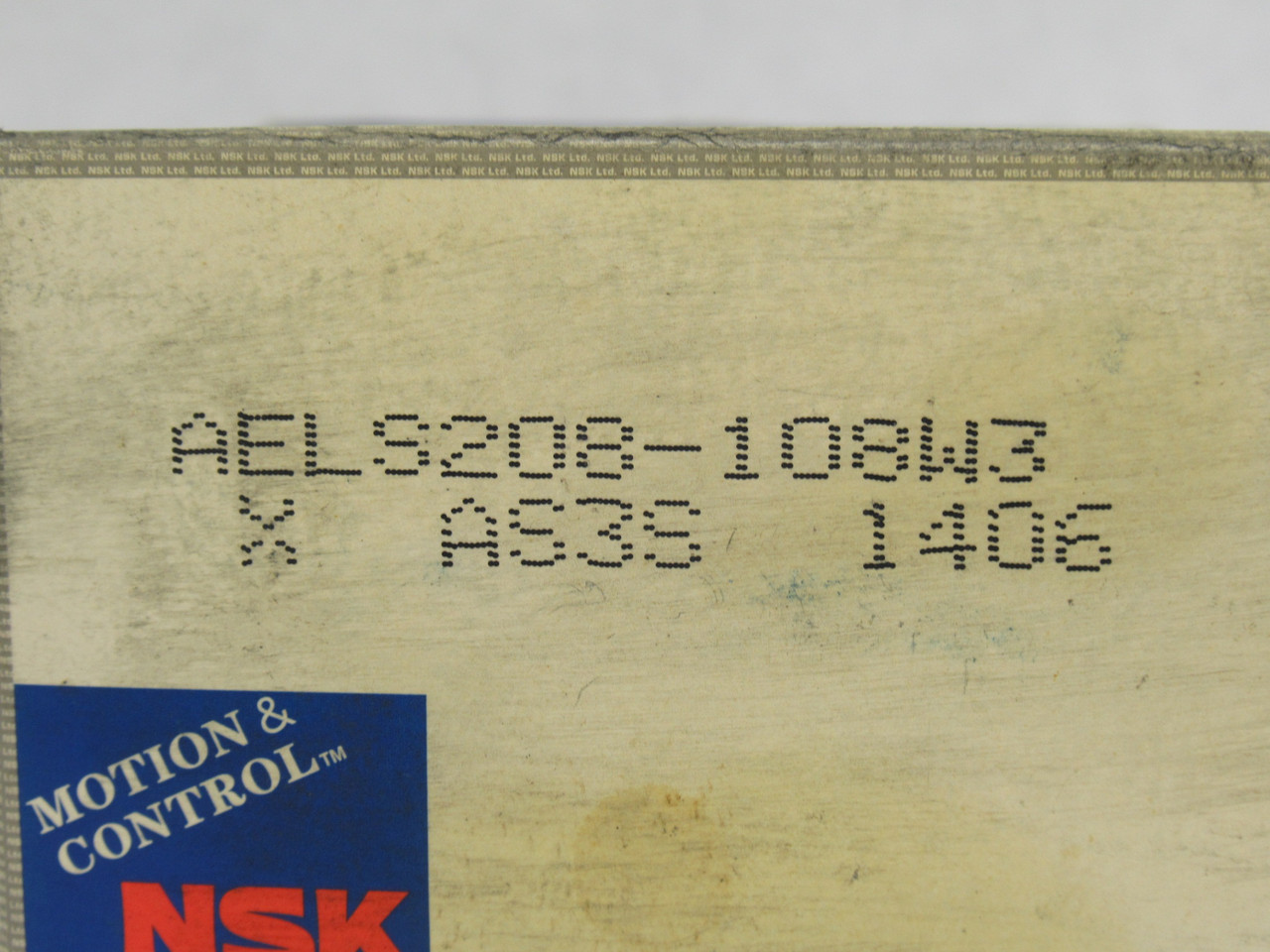 NSK AELS208-108W3 Bearing Insert w/ Locking Collar 3.15"OD 1.5"ID BOX DMG NEW