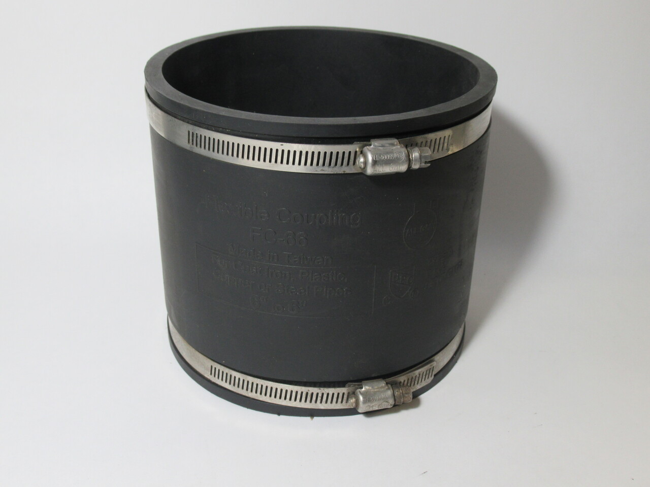 All Gain FC56-66 Flexible PVC Pipe Coupling 6" SHELF WEAR NOP