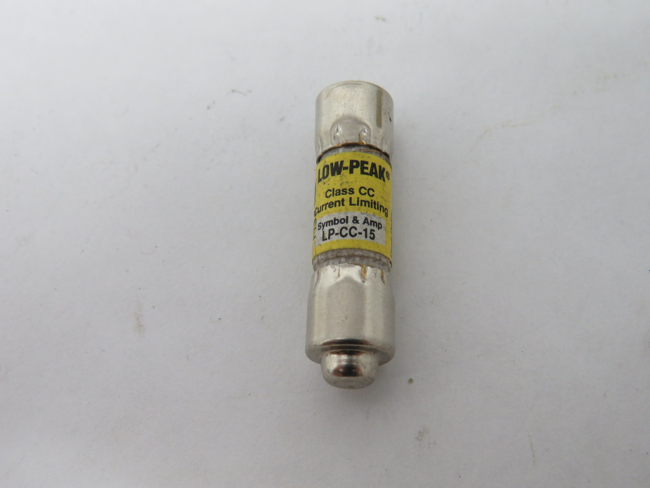 Bussmann LP-CC-15 Low-Peak Time Delay Current Limiting Fuse 15A 600V Lot/10 USED