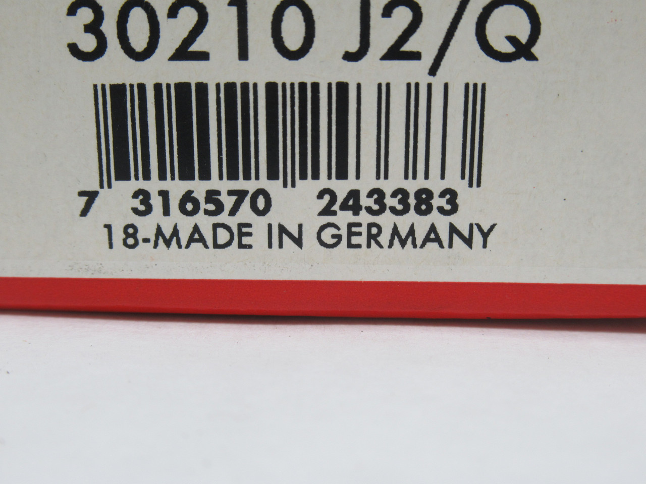 SKF 30210 J2/Q Tapered Roller Bearing 90mm OD 50mm ID 21.75mm W NEW