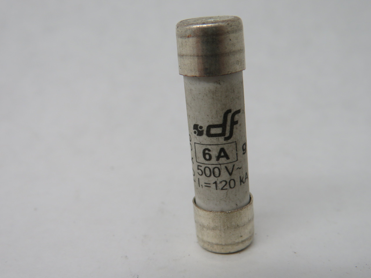 DF Electric 420106 Ceramic Fuse 6A 500VAC 120kA USED