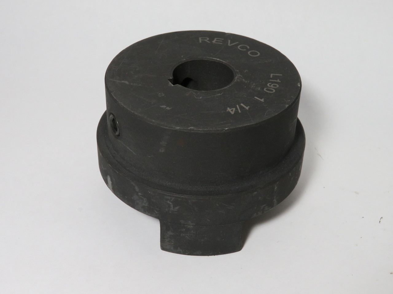 Revco L190-1-1/4 Jaw Coupling Hub 1-1/4" Bore 4" Hub D 4-1/2" OD 2-1/8" LTB USED