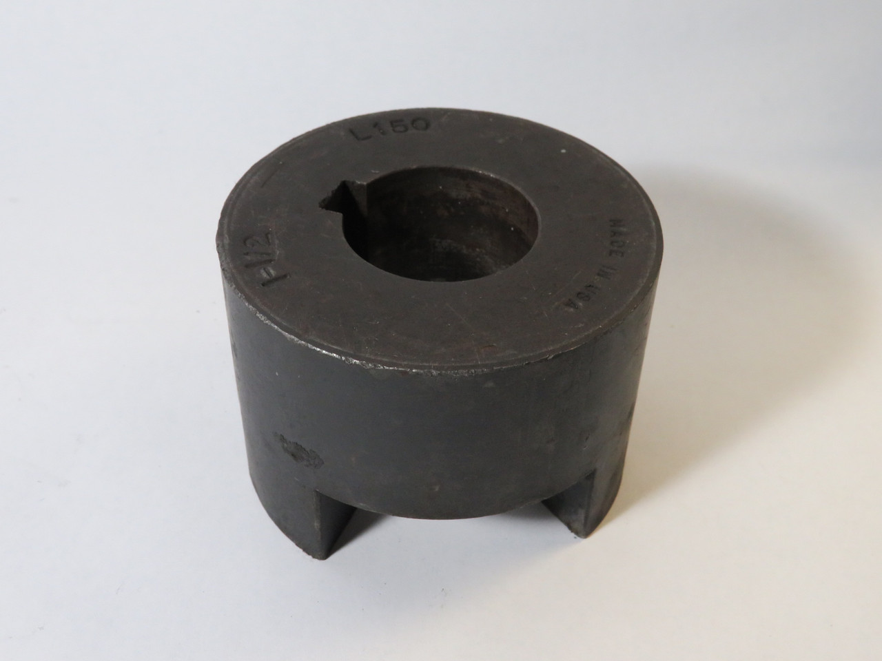 Generic L150-1-5/8 Jaw Coupling Hub 1-5/8" Re-Bore 3-3/4" Hub D 1-3/4" LTB USED