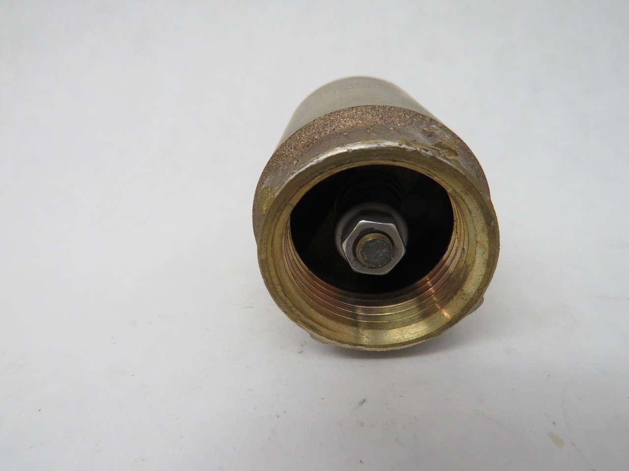Campbell CVB-4TLF Brass Spring Check Valve 1" FNPT 200LB COSMETIC DAMAGE USED
