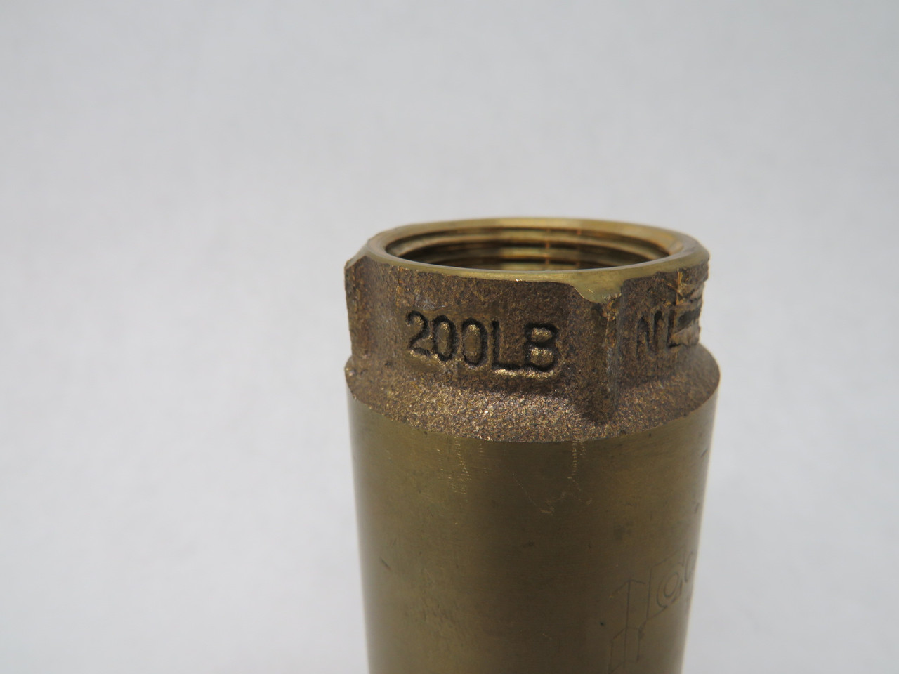 Campbell CVB-4TLF Brass Spring Check Valve 1" FNPT 200LB COSMETIC DAMAGE USED