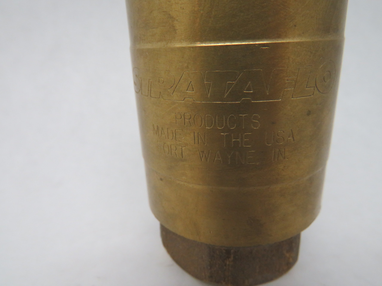 Strataflo 300-100 Bronze Spring Check Valve 1" FNPT 400LB SHELF WEAR USED