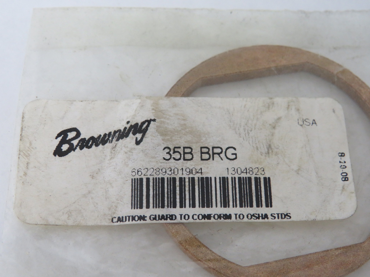 Browning 35B BRG TGC 60 Bearing Torque Limiter 2"OD 1-3/4"ID 0.168"W NWB