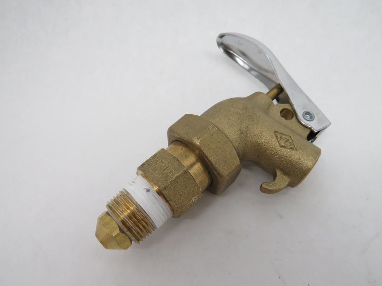 Justrite 08910 Brass Drum Faucet Internal Flame Arrester 55 Gallon 3/4" USED