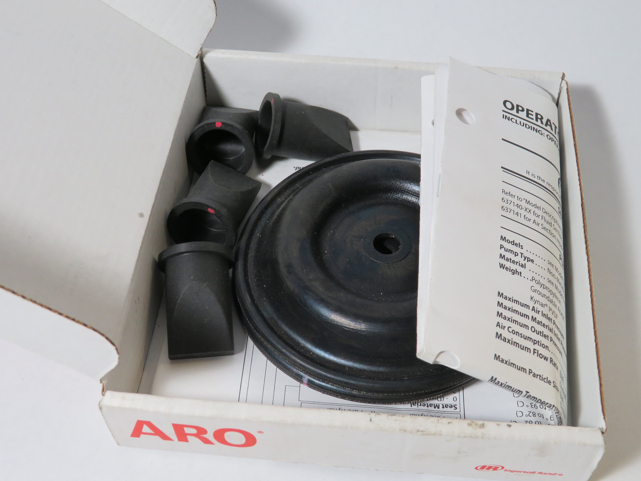 Aro 637140-D2 Pump Repair Kit 1/2" MISSING HARDWARE NEW