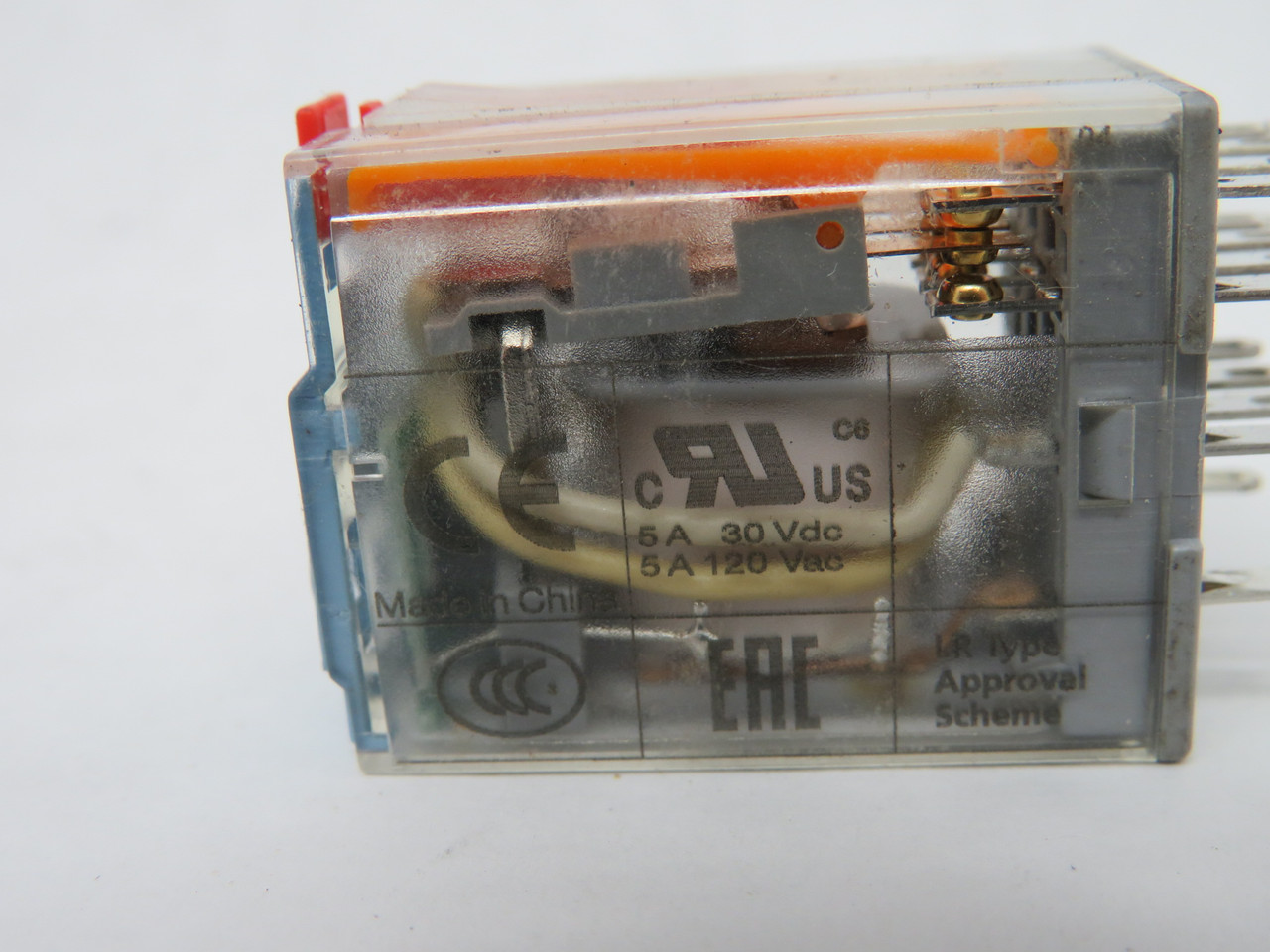 Comat Releco C9-A41XAC120V General Relay 120AC 60Hz 5A 250AC/30DC 14-Blade USED