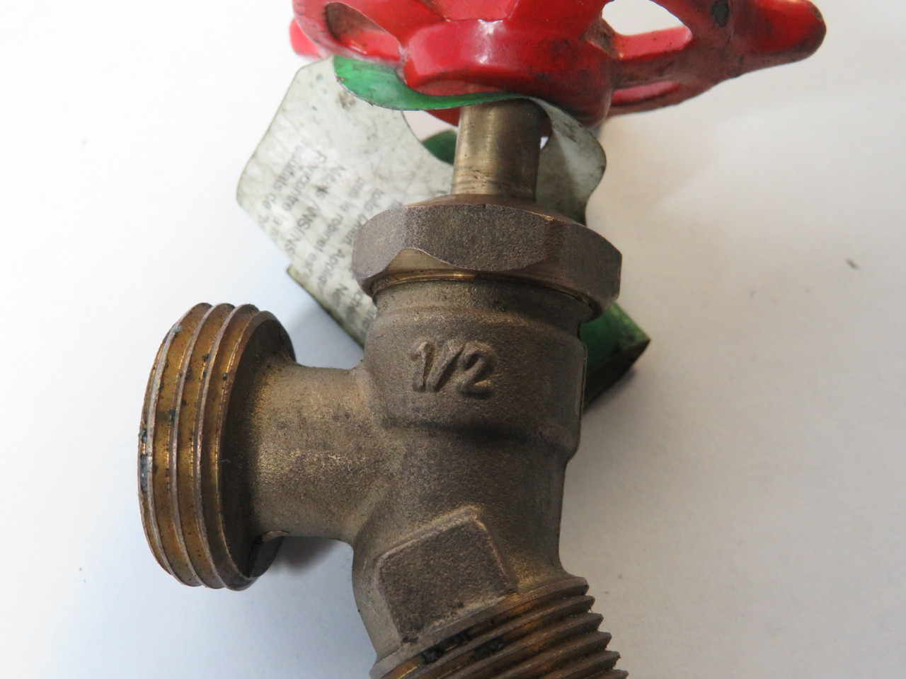 Aqua-Dynamic 1102-043 Brass Male Boiler Drain Valve 1/2" NPT 3/4" Outlet USED