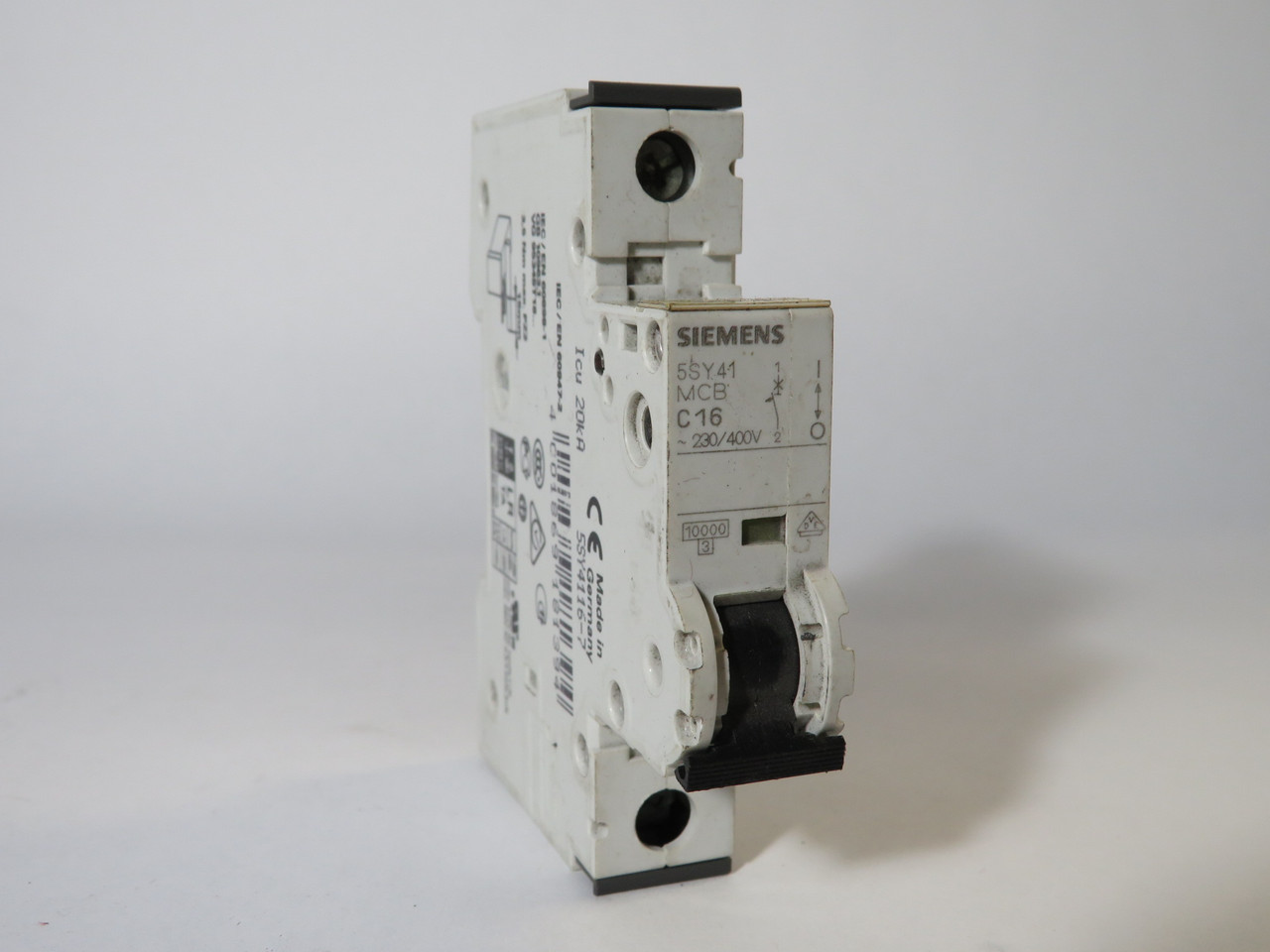 Siemens 5SY4116-7 Miniature Circuit Breaker 16A 230/400V 1-Pole C16 USED