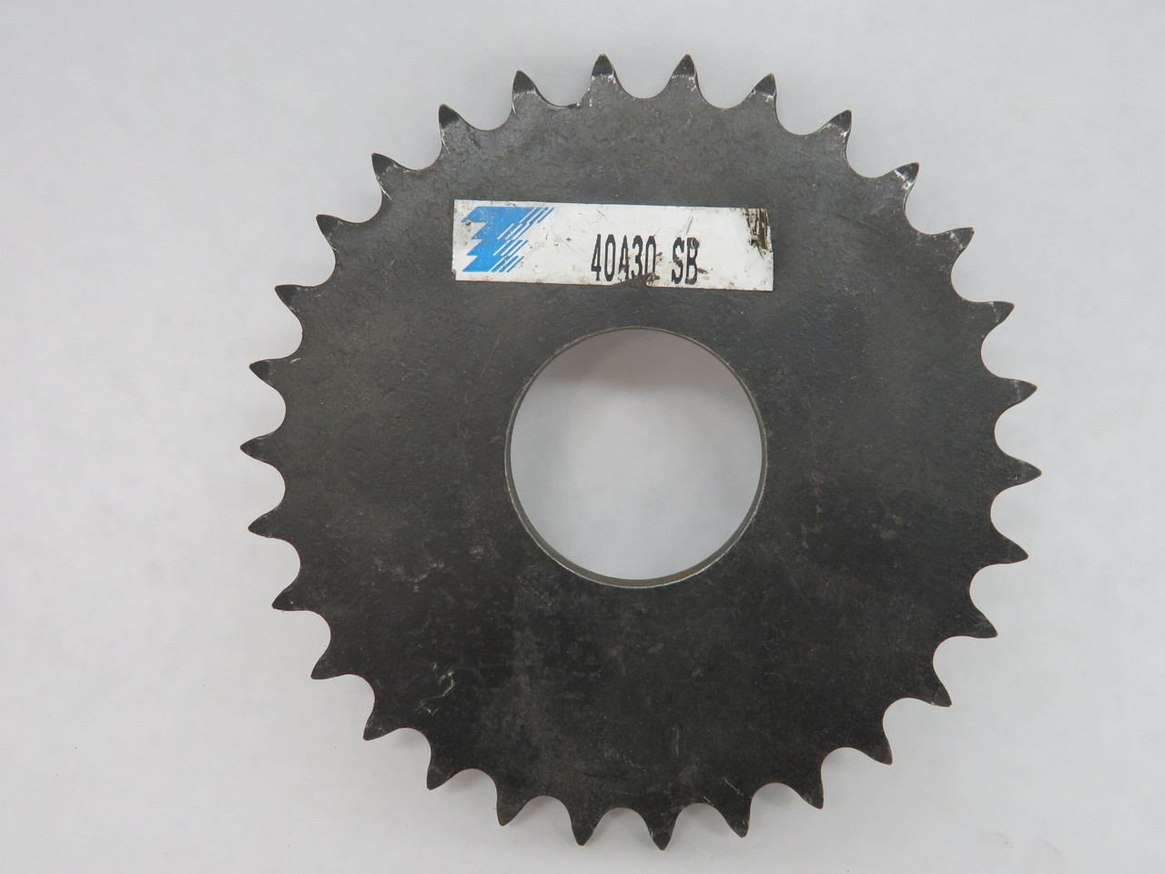 Tsubaki 40A30-SB Plate Sprocket 1-5/8"B 30T 40 Chain 1/2" Chain Pitch USED