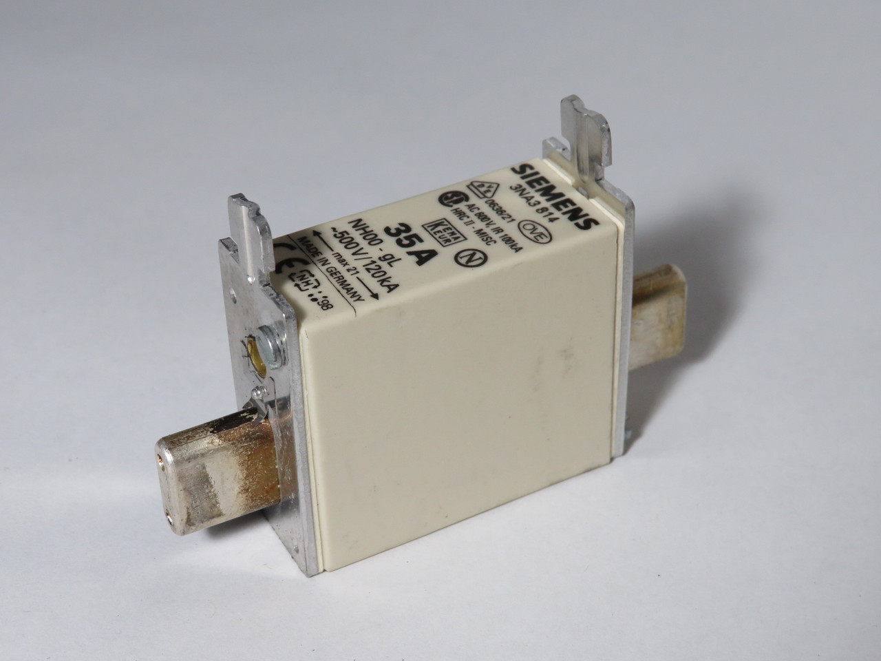 Siemens 3NA3814 LV HRC Fuse 35A 500V USED