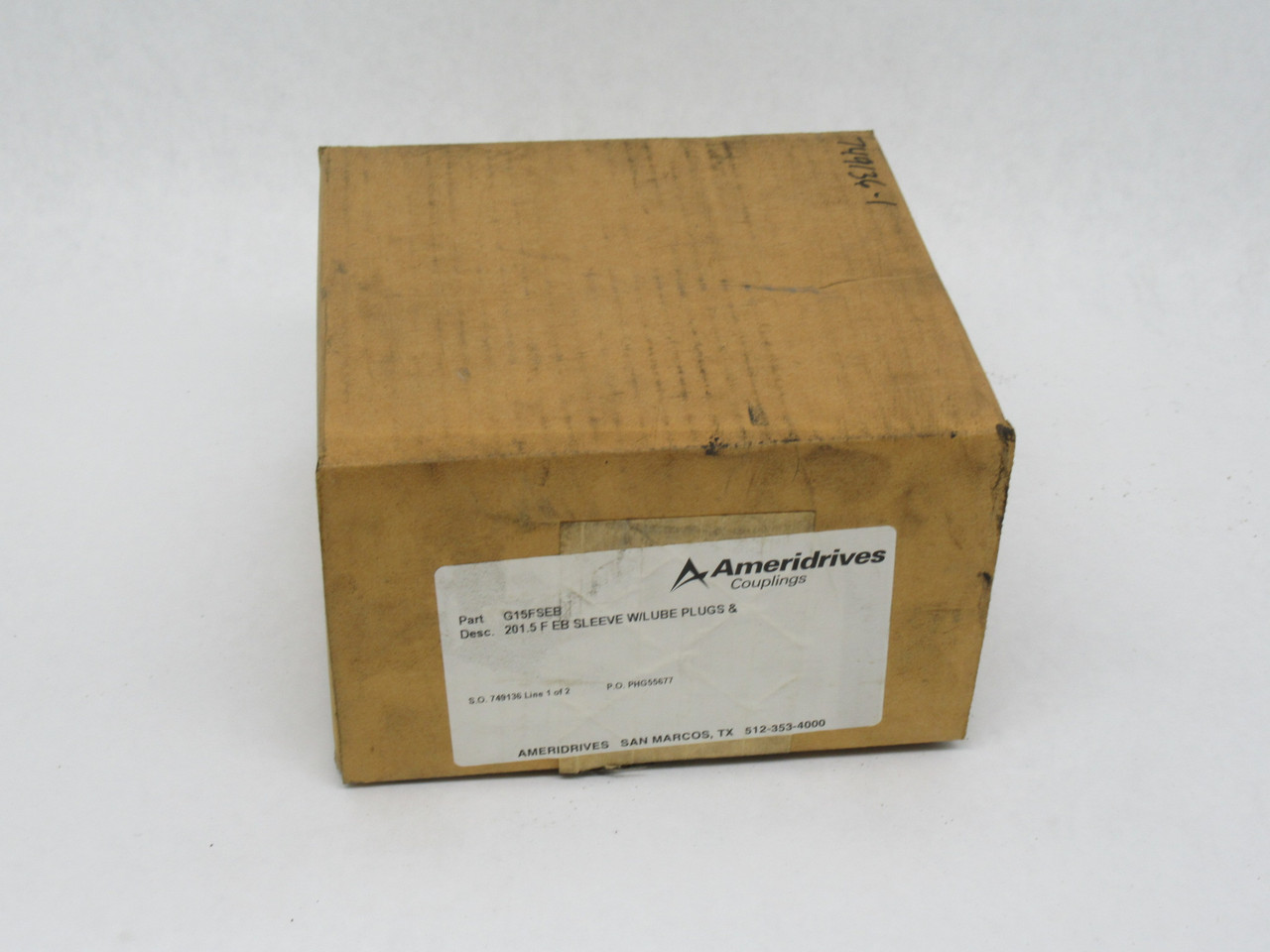 Ameridrives F201.5 EB Exposed Bolt Sleeve Coupling w/ O-Ring 6" Flange D NEW