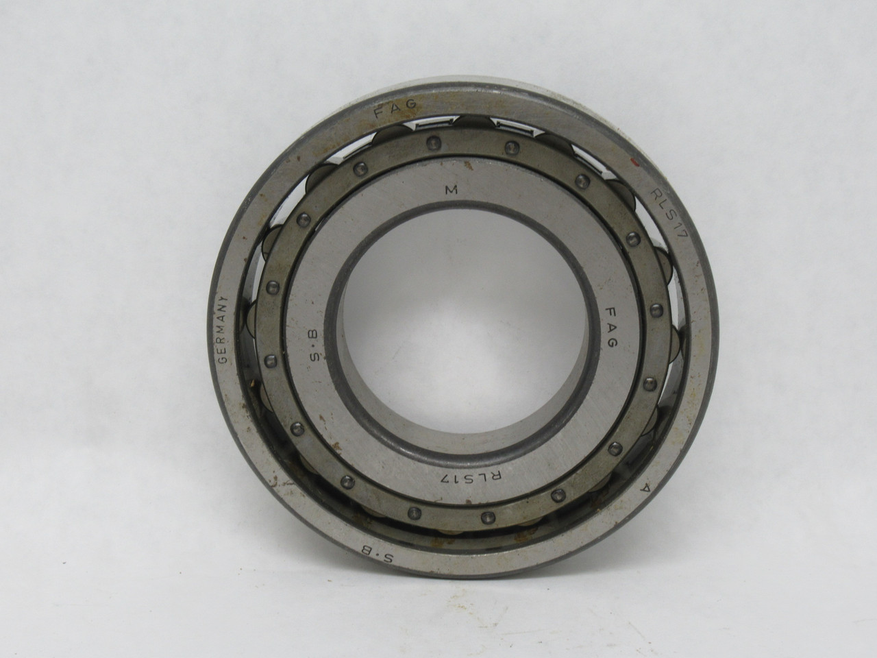 FAG RLS-17 Deep Groove Ball Bearing 5" OD 2.5" ID 0.9375" W DAMAGED BOX NEW