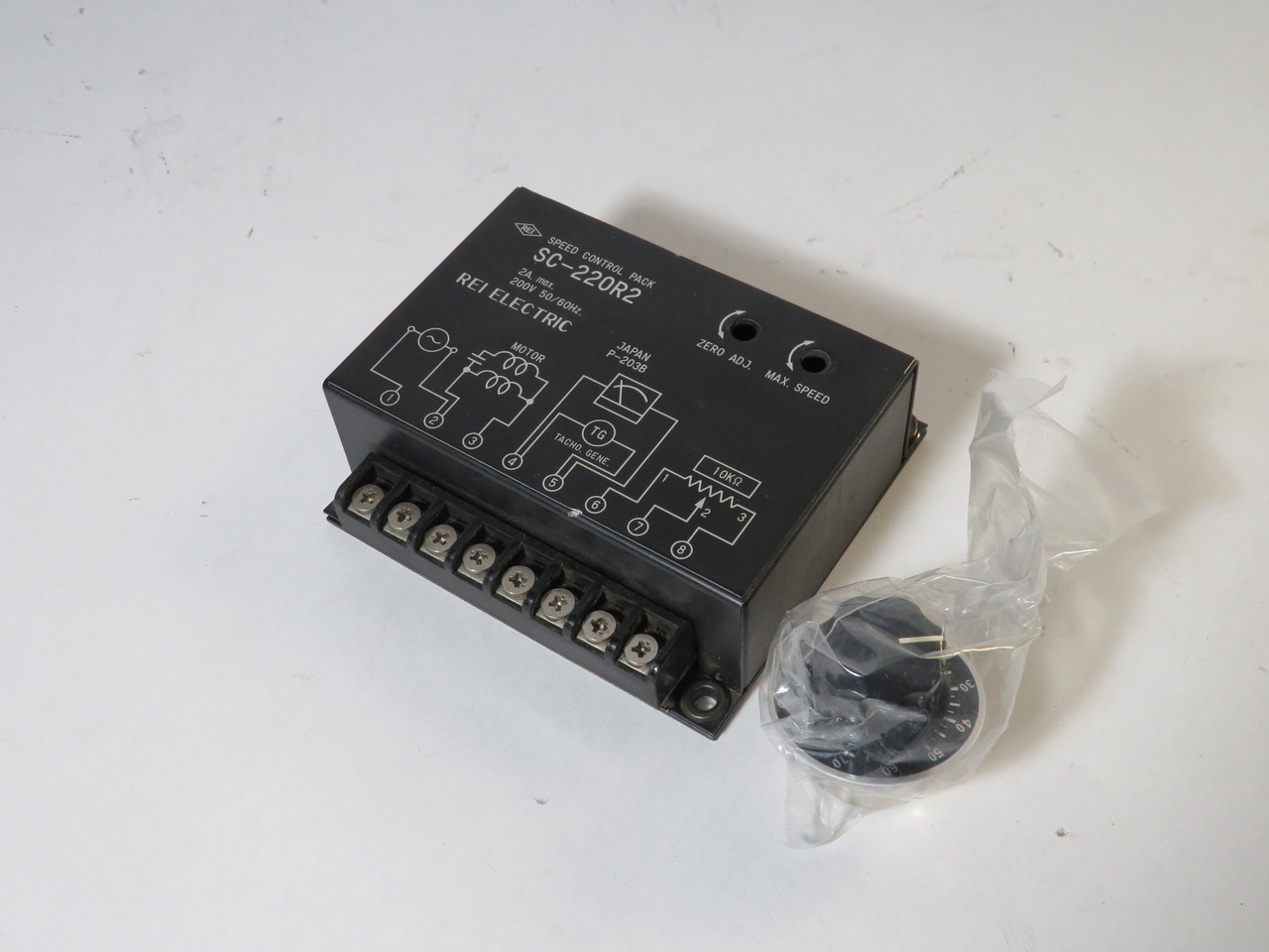 REI SC-220R2 Speed Control Pack 200V 2A 50/60Hz SHELF WEAR NEW