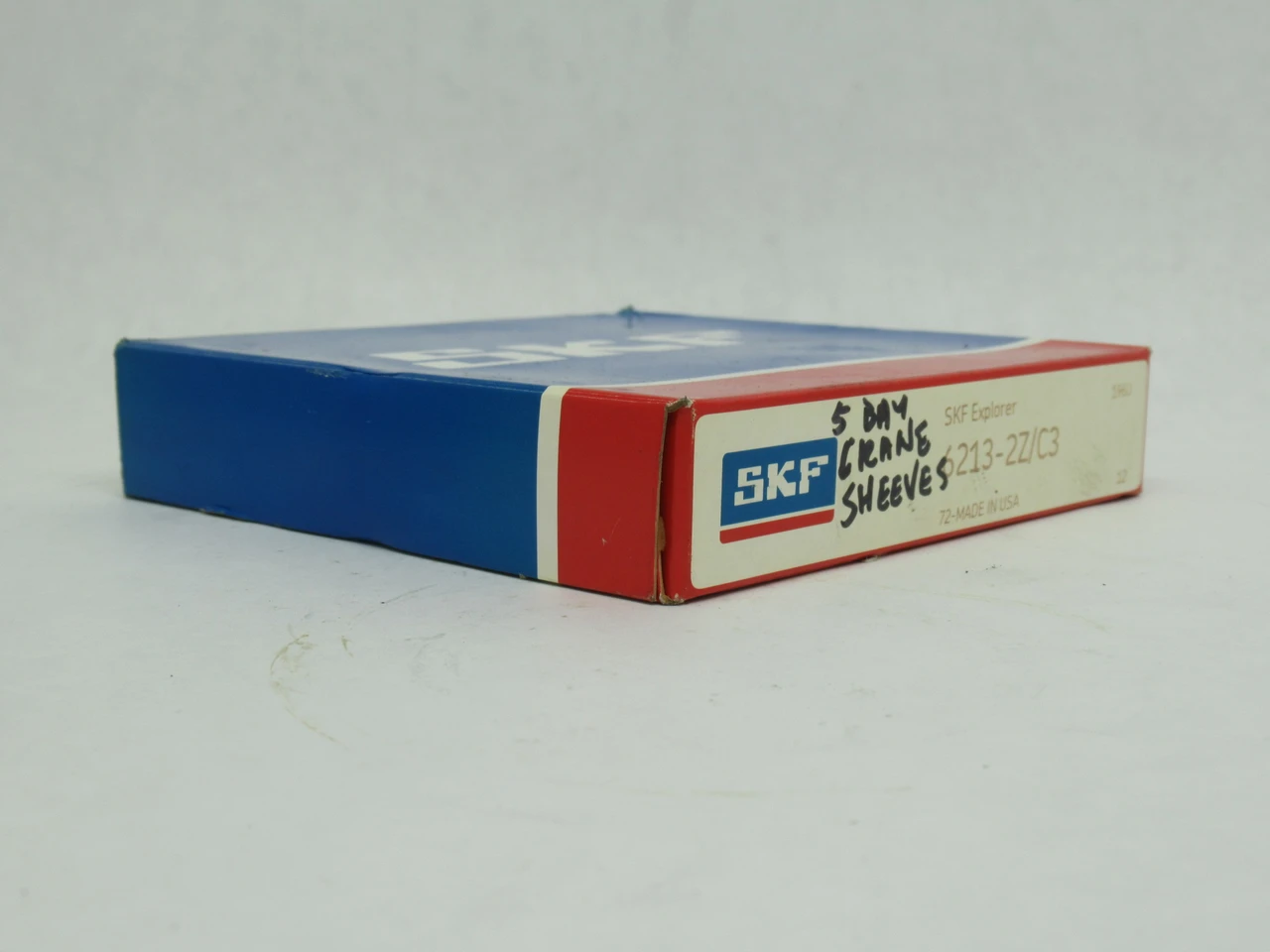 SKF 6213-2Z/C3 Deep Groove Ball Bearing 120mm OD 65mm ID SEALED/SHELF WEAR NEW