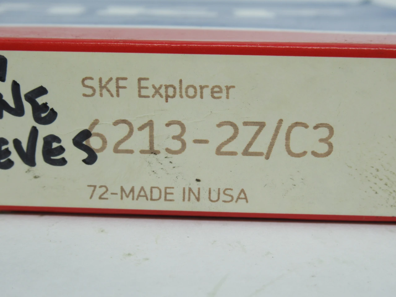 SKF 6213-2Z/C3 Deep Groove Ball Bearing 120mm OD 65mm ID SEALED/SHELF WEAR NEW