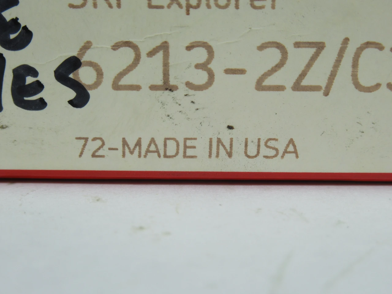 SKF 6213-2Z/C3 Deep Groove Ball Bearing 120mm OD 65mm ID SEALED/SHELF WEAR NEW