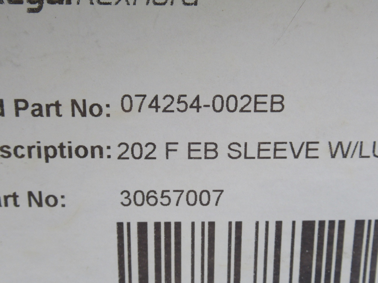 Regal Rexnord F202 EB Exposed Bolt Sleeve w/ Plugs & Oil Seal SHELF WEAR NEW