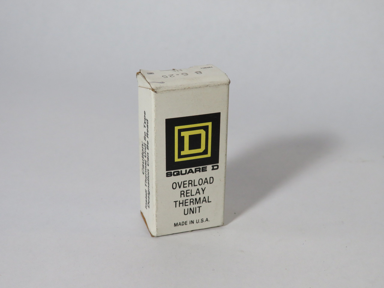 Square D B6.25 Overload Relay Thermal Unit BOX DAMAGE NEW