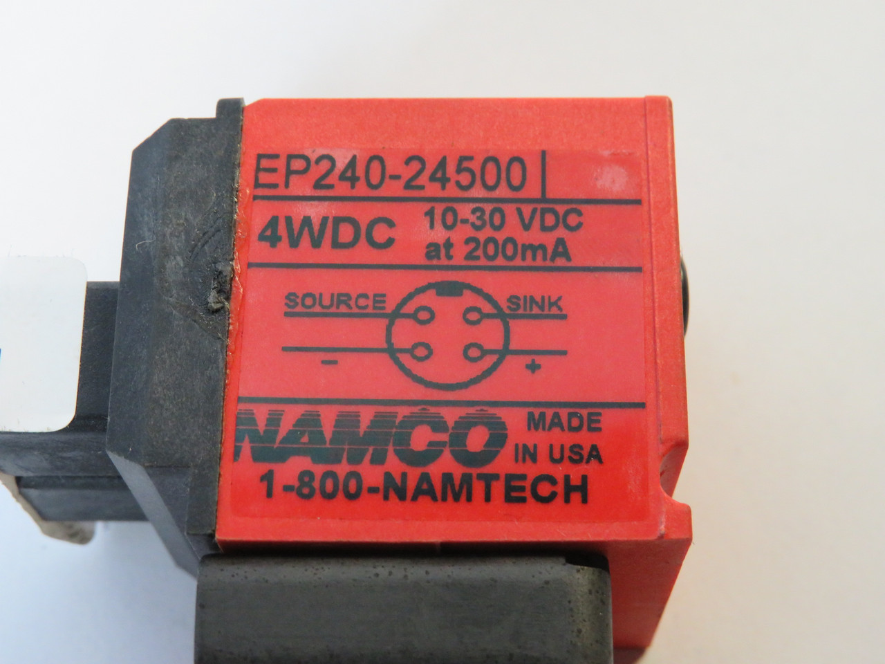 Namco EP240-24500 Photoelectric Sensor 10-30VDC 200 mA NPN/PNP BOX DAMAGE NEW