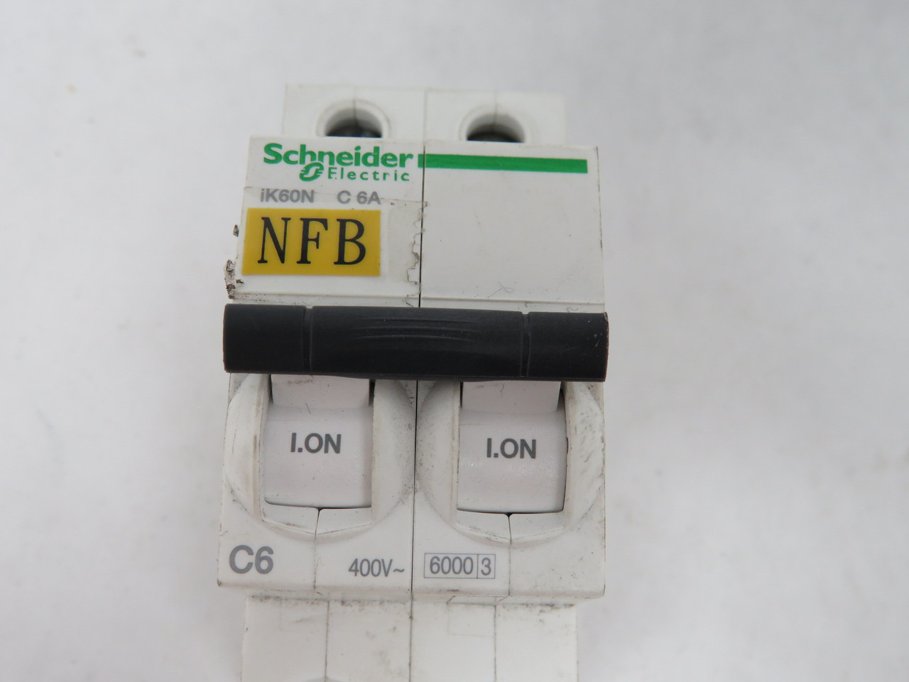 Schneider Electric A9K27206 iK60N-2P-6A Circuit Breaker 6A 400VAC 2P USED