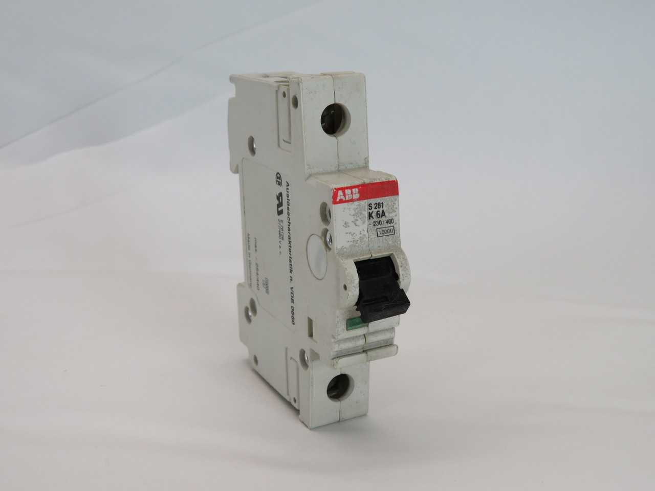 ABB S281-K6A Miniature Circuit Breaker 6A 230/400V 1-Pole USED