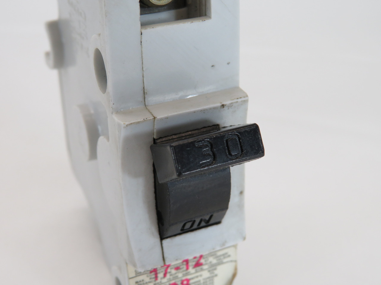 Federal Pioneer NB30 Bolt-On Circuit Breaker 30A 120/240V 1-Pole White USED