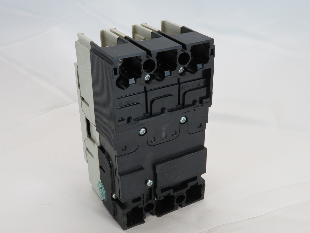 Mitsubishi NF63-CV3P60A Circuit Breaker 60A 600V 3-Pole MISSING SCREWS USED