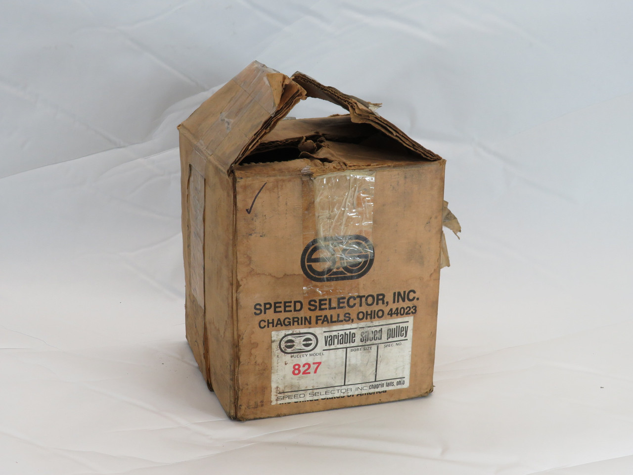 Speed Selector 827-000 Pulley 1-1/8" Max Bore 1-Groove 8" OD SHELF WEAR NEW