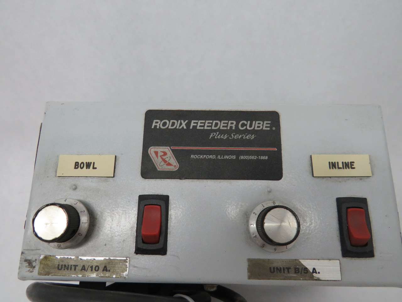 Rodix 121-845 FC-92 Optic Sensing Vibration Feeder Control COS DMG USED