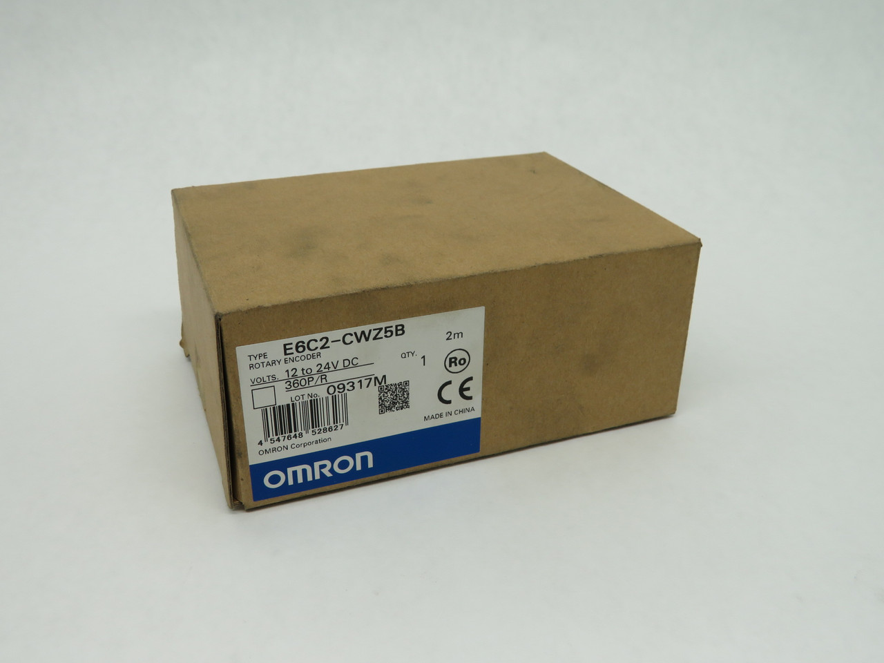 Omron E6C2-CWZ5B 360P/R 2M Incremental Rotary Encoder 360P/R 12-24VDC 50mm D NEW