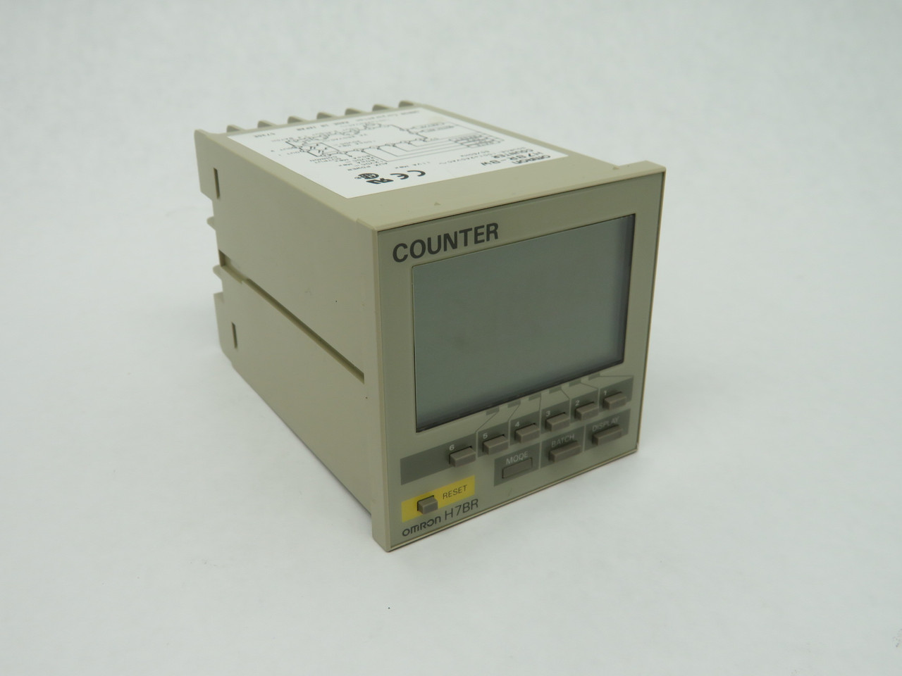 Omron H7BR-BW-AC100-240 6-Digit Digital Counter 100-240V BOX WEAR NEW