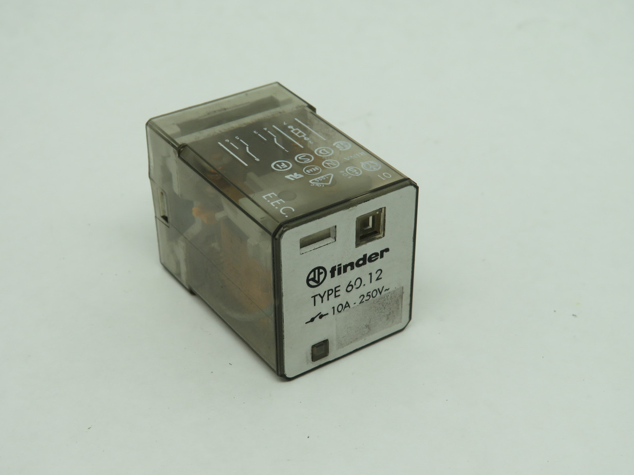 Finder 60.12.8.024.0000 Plug-In Relay 24VAC 10A 8-Pin USED